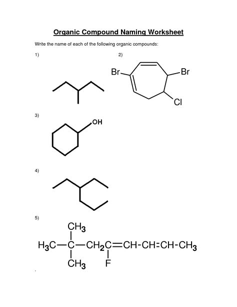 Download Organic Chemistry Naming Practice Answers 