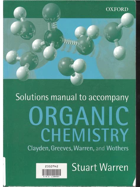 Full Download Organic Chemistry Solutions Manual Clayden Ddemt 