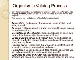 Organismic Valuing Process
