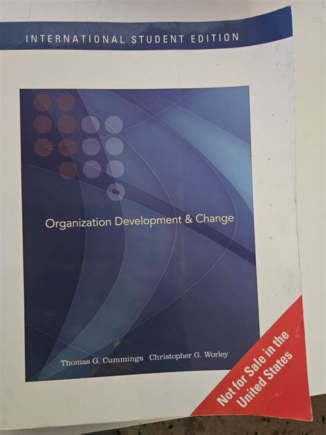 Organization Development Change 9th Edition