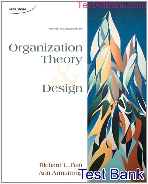 Read Organization Theory And Design Second Canadian Edition 