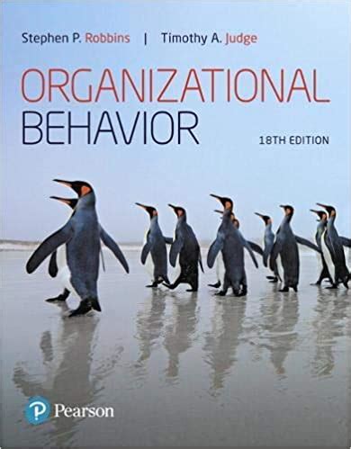 Organizational Behavior Book Pearson