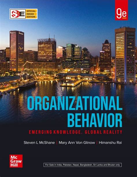 organizational behavior mcshane steven