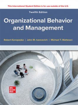 Read Online Organizational Behavior 12Th Edition Pdf 