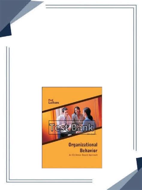 Read Online Organizational Behavior 12Th Scribd Edition Test Bank 
