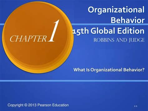 Read Online Organizational Behavior 15Th Edition Powerpoint 