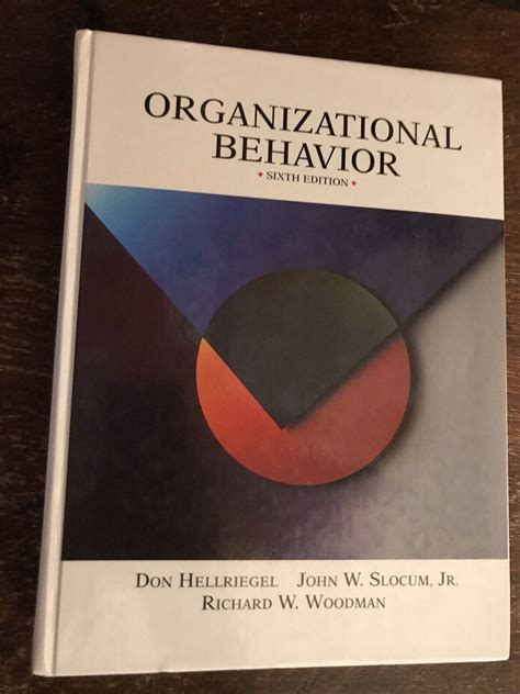 Read Organizational Behavior 6Th Edition M 