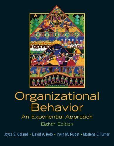 Read Organizational Behavior An Experiental Approach 8Th Edition 