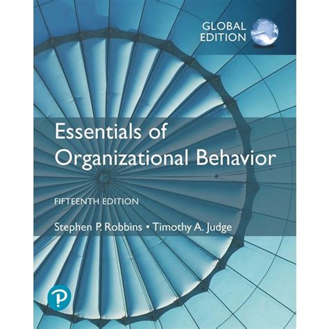 Download Organizational Behavior By Robbins And Judge 15Th Edition 