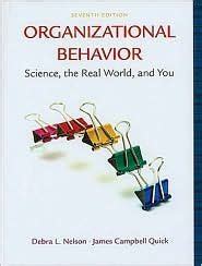 Full Download Organizational Behavior Nelson And Quick 7Th Edition 