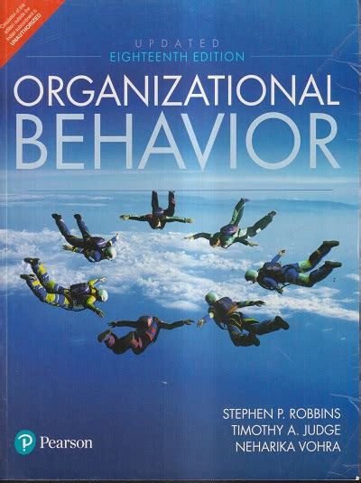 Download Organizational Behavior Stephen P Robbins 13Th Edition File Type Pdf 