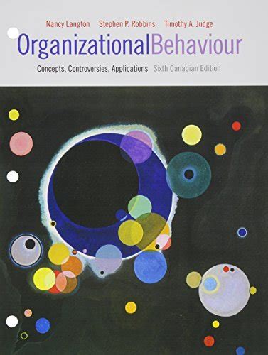 Download Organizational Behaviour 6Th Canadian Edition 