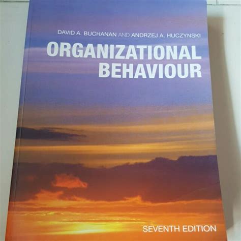 Download Organizational Behaviour Huczynski Buchanan 7Th Edition 