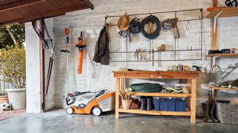organized garden tools
