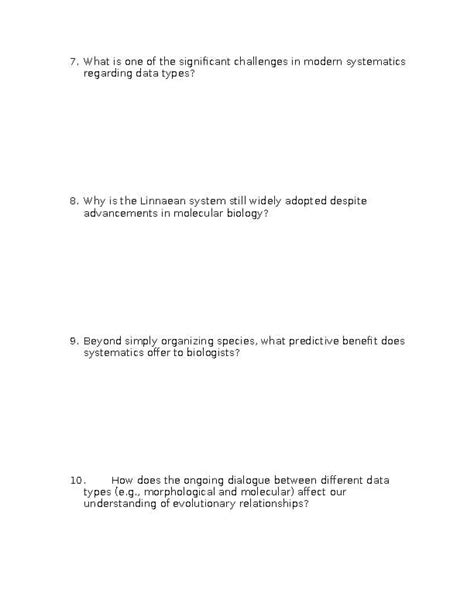 organizing life answer key
