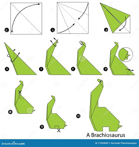 Origami Animals Dinosaur