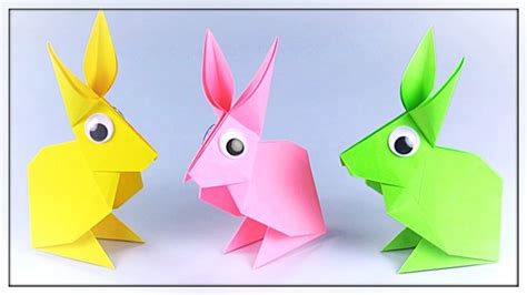 Origami Easter Bunny Easy