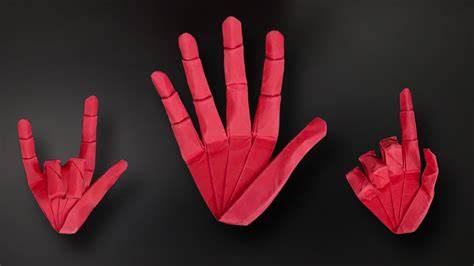 origami middle finger