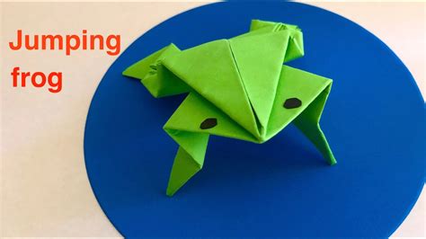 Read Online Origami Jumping Frog From A Square Piece Of Paper 