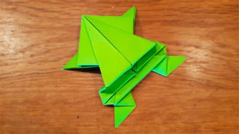 Download Origami Jumping Frog From Square Paper 