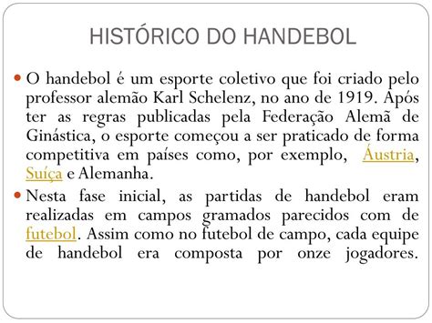 Origem Do Handebol
