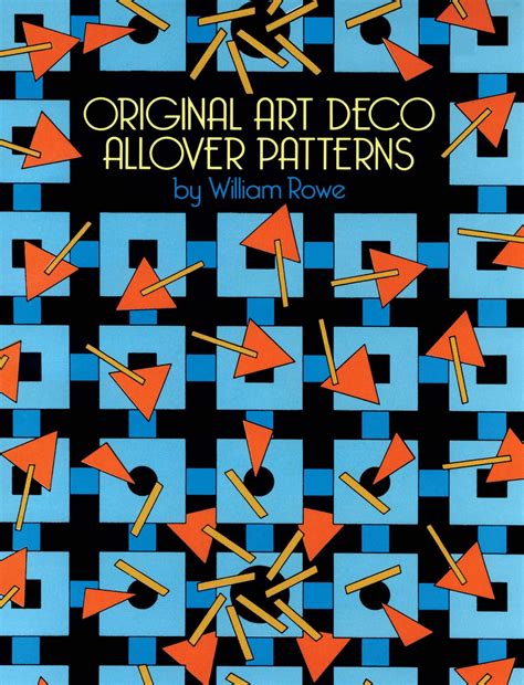 original art deco allover patterns dover pictorial