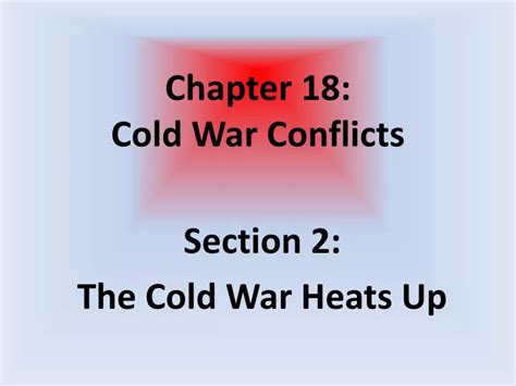 Read Origins Of The Cold War Chapter 18 Section 1 