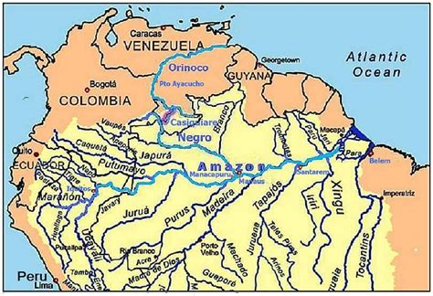 Orinoco River Map