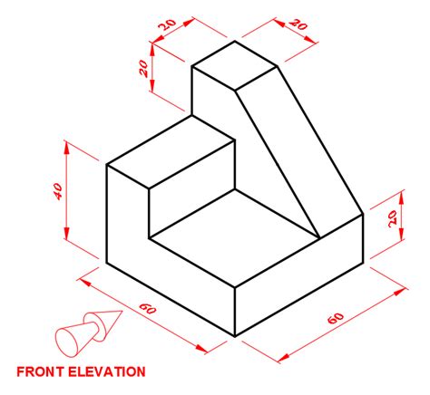 Orthographic Drawing Exercises