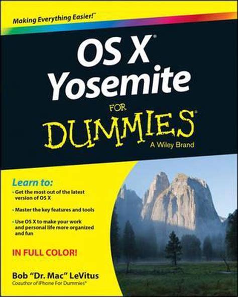 os x yosemite for dummies for dummies series