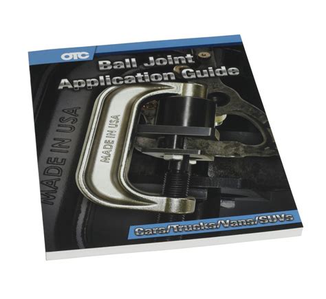 Otc Ball Joint Application Guide