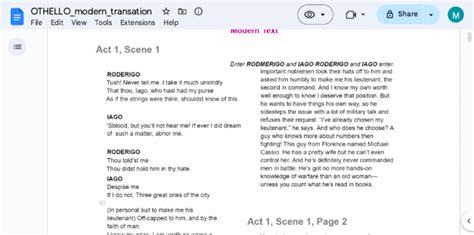 Othello Modern Text