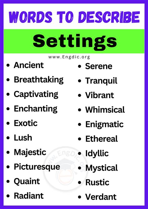 Other Words For Setting