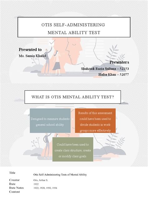 Otis Mental Ability Test