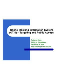 Otis Online Tracking Information System Stratum Five