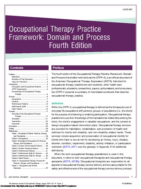 Otpf 4th Edition