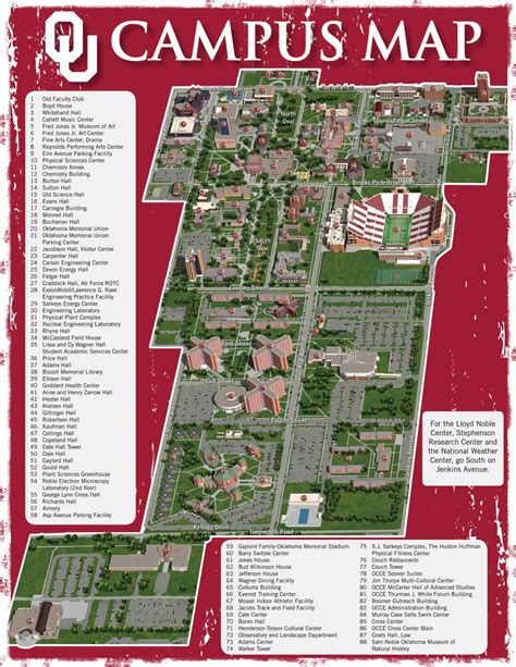 Ou Campus Map