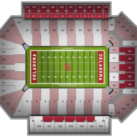 Ou Football Stadium Seating Chart By Row