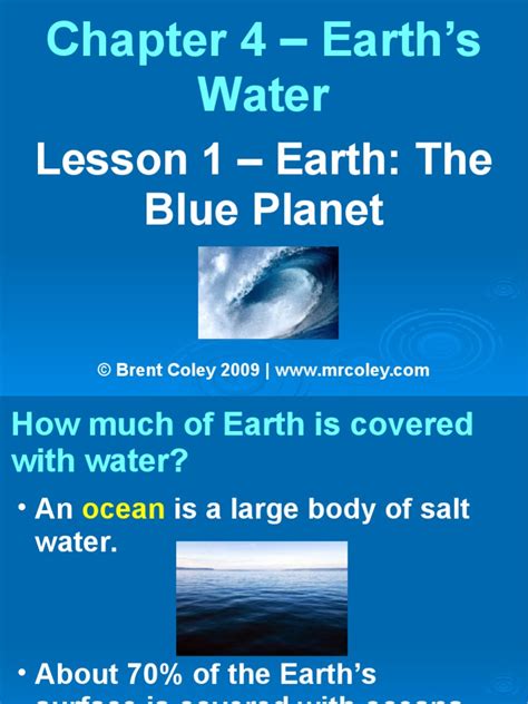 Our Blue Planet Lesson Kit Central Coast Science Blue Planet Worksheet - Blue Planet Worksheet