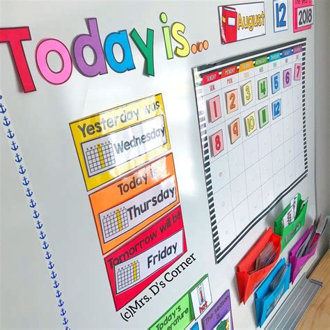 Our Calendar And Morning Board Routine And Free Calendar Chart For Kindergarten - Calendar Chart For Kindergarten