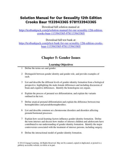 our sexuality 12th edition chapter