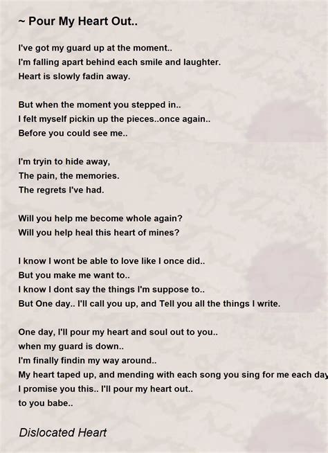 Out Of My Heart