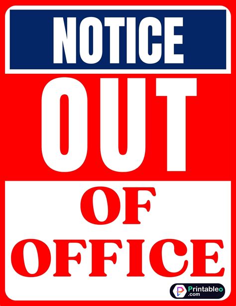 Out Of Office Out Of The Office