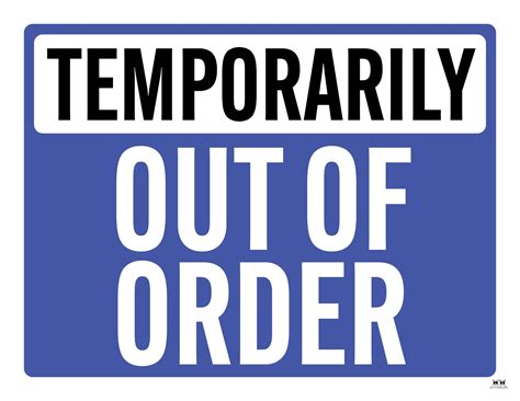 Out Of The Order