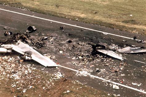 out of the wreckage