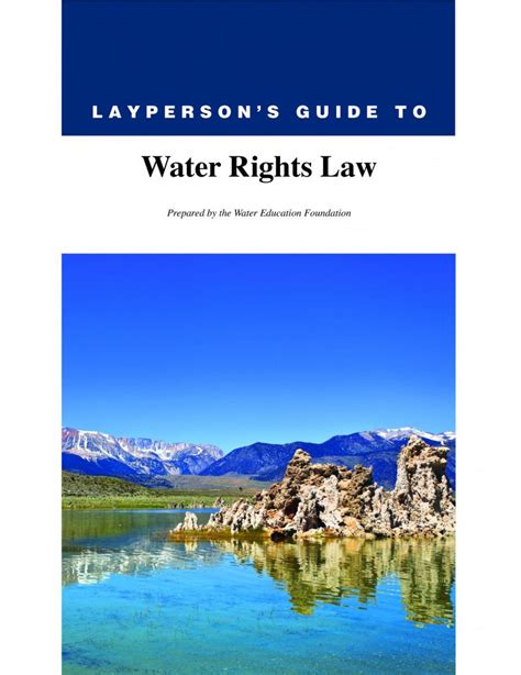 out-dated water rights laws