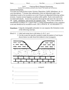 outcrop rock sequencing lab answers
