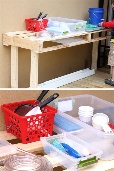 Outdoor Science Table Diy Pallet Project For Kids Easy Outdoor Science Experiments - Easy Outdoor Science Experiments