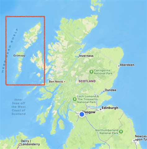 Outer Hebrides Map