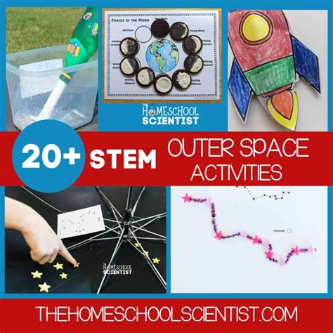 Outer Space Stem Activities The Homeschool Scientist Outer Space Science Experiments - Outer Space Science Experiments